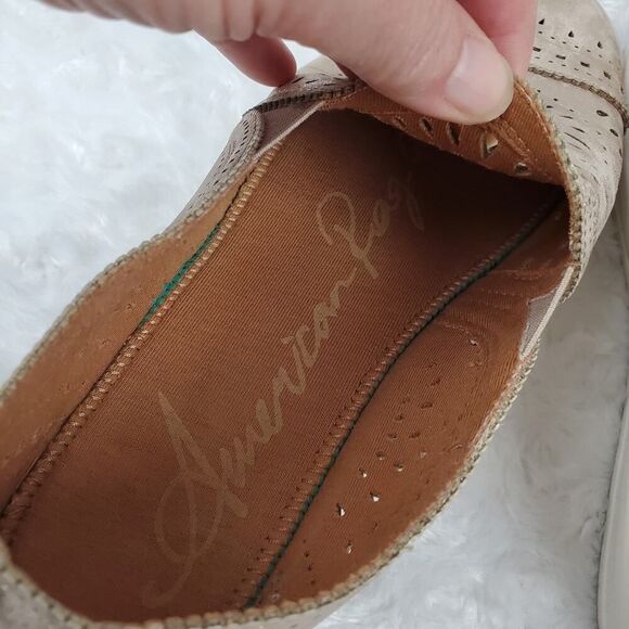American Rag Ashanne Slip On Flats Metallic Size 9.5 - Picture 3 of 9